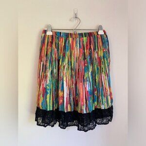 Prabal Gurung For Target Multicolor Striped Mini Skirt Size 4